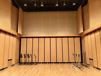 録音スタジオ astro studioを併設。製品試聴会などのイベントにも活用しています。