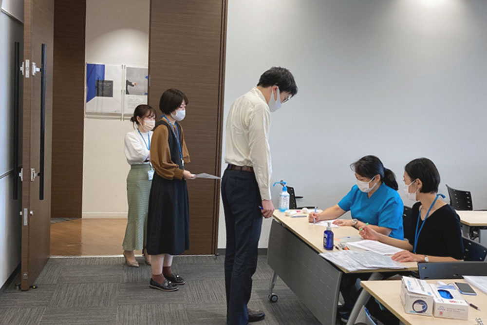 受付~待っているあいだが、緊張の時間