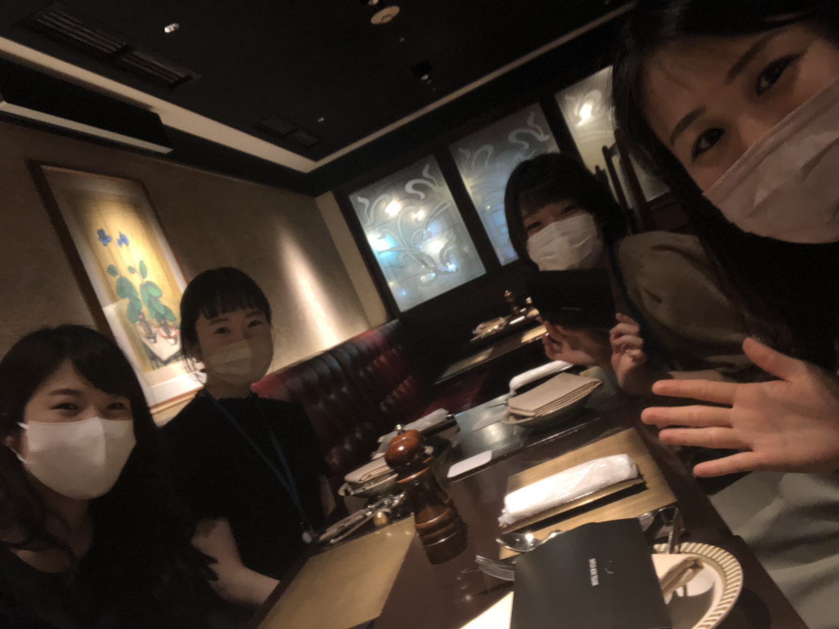 ステーキ♥女子会。また、ごはんにいく約束をしました