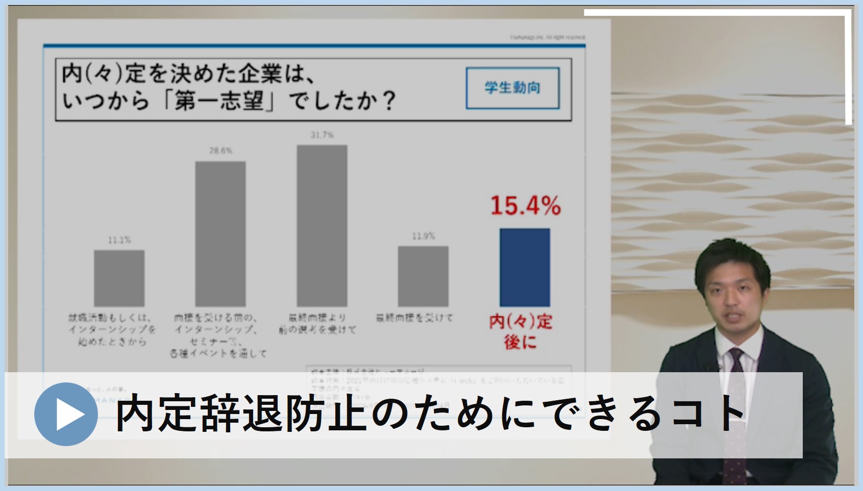 内定辞退を防止させるための3つのポイントをお伝え。採用ご担当者様のお悩みを解決すべく、適性検査の見地からフィードバックのコツをご紹介いたします。