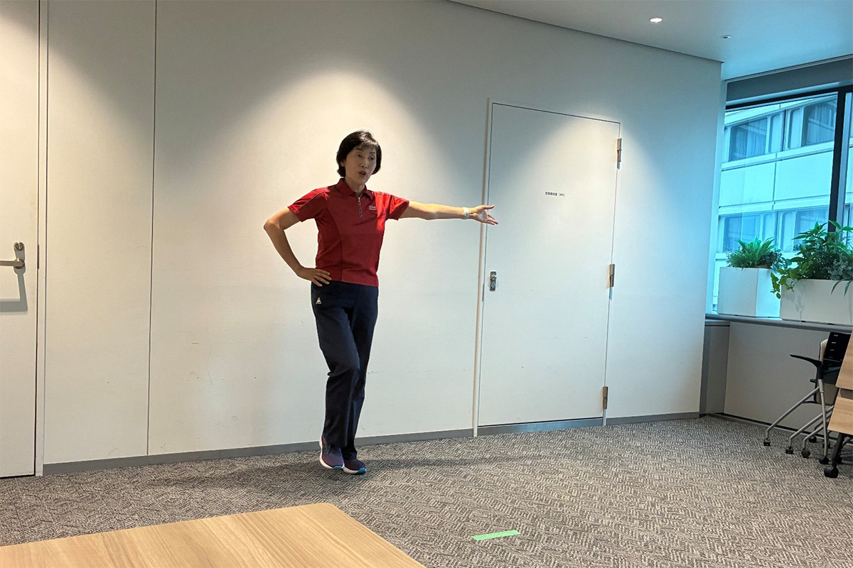 毎年お世話になっている講師の先生。今年もハツラツとされていて、素敵です