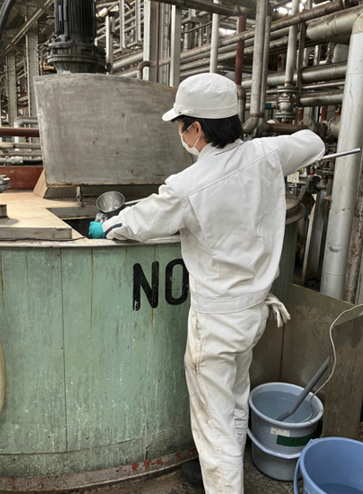 調合品のサンプル採取