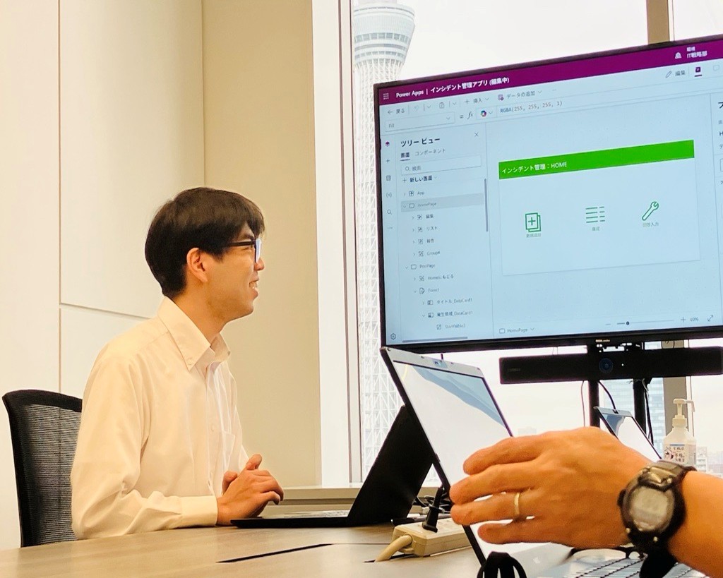 社内製作アプリに関するレクチャー