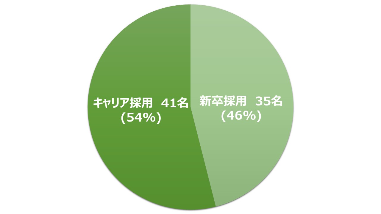 新卒キャリア採用比