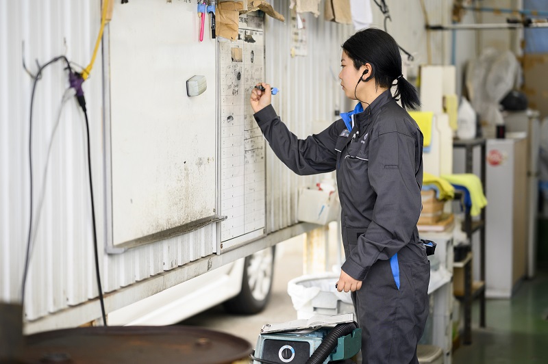 作業の進捗を共有する