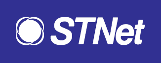 STNet_logo_blue（青背景白字）
