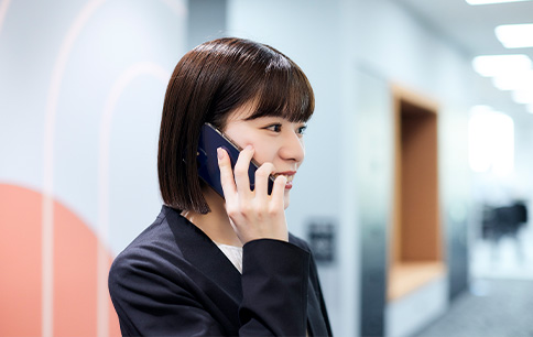 「お取引先と電話でのやりとりも徐々に増えてきました」